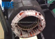 Automatische schnürende Maschine der horizontalen Struktur für Dreiphasenbewegungsständer-Endspule