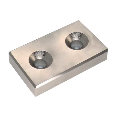 50 x 30 x 10mm Neodym-rechteckige Magneten mit angesenktem Loch