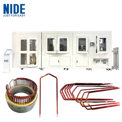 Automatische Haarspin Stator Formierung Maschine Haarspin Motor Technologie Lösung für Automobile Antrieb Motor