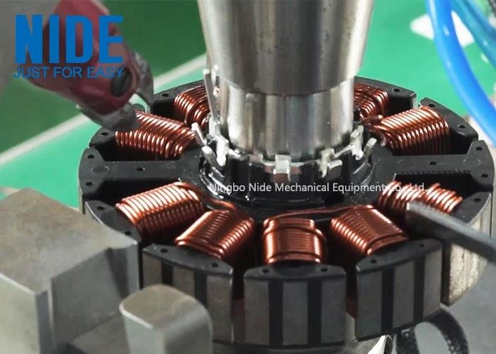 BLDC Stator Armatur Nadelspule Wicklungsmaschine für Bürstenlosen Motor 120 Rpm Wirksamkeit